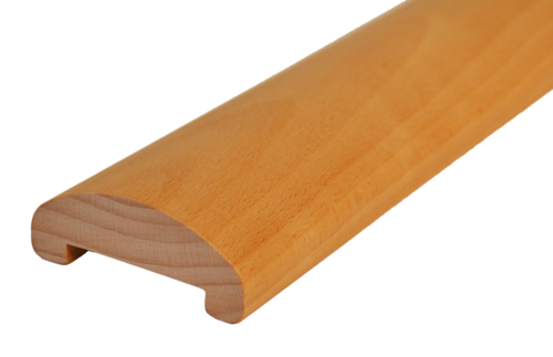 drevený profil (65x25mm /L:2300mm), materiál: buk, brúsený povrch bez náteru, balenie: PVC fólia