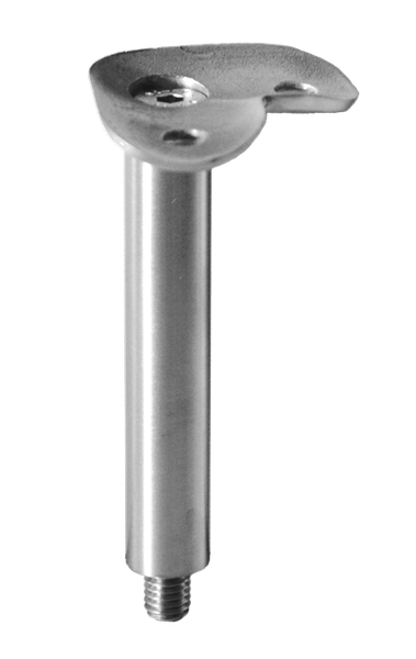držiak madla (90° uhol) na trubku ø 42.4mm (78mm /závit M8), brúsená nerez K320 /AISI304
