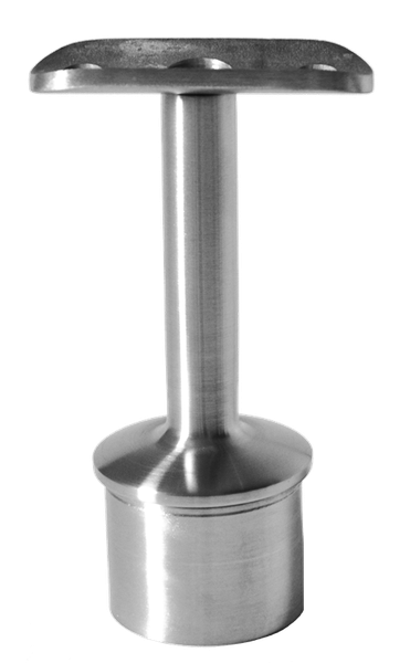 držiak madla pevný na trubku ø 42.4mm (78x64mm), brúsená nerez K320 /AISI304