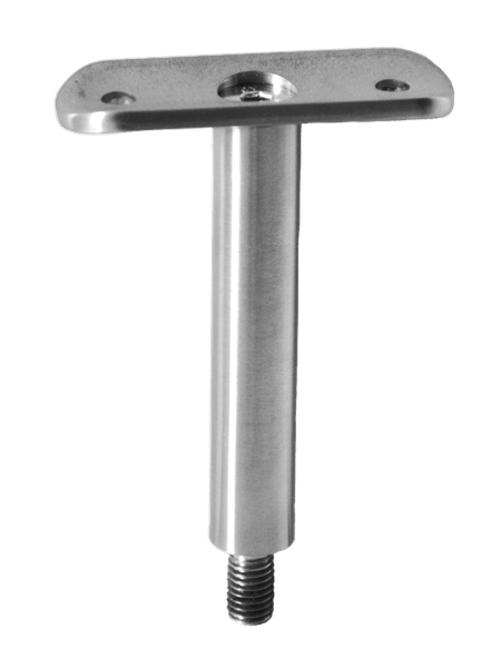 držiak madla pevný na trubku ø 42.4mm (78x64mm /závit M8), brúsená nerez K320 /AISI304