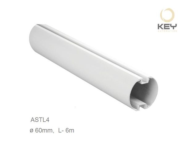 KEY ASTL4 rameno hliníkové biele L-4m, ø60mm pre závoru ALT424