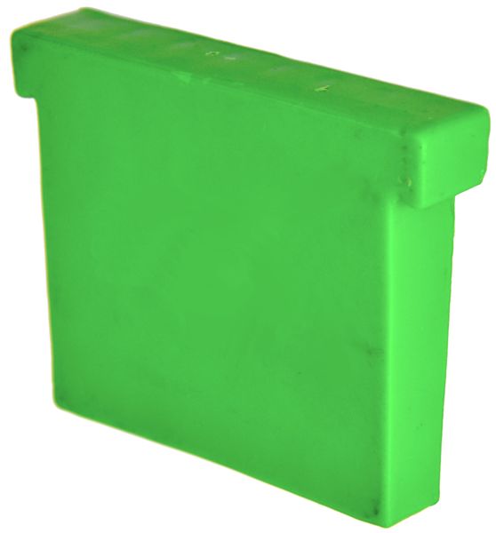 klin plastový - zelený (sklo 12.76mm) ku AL. kotviacemu profilu EAL-L121