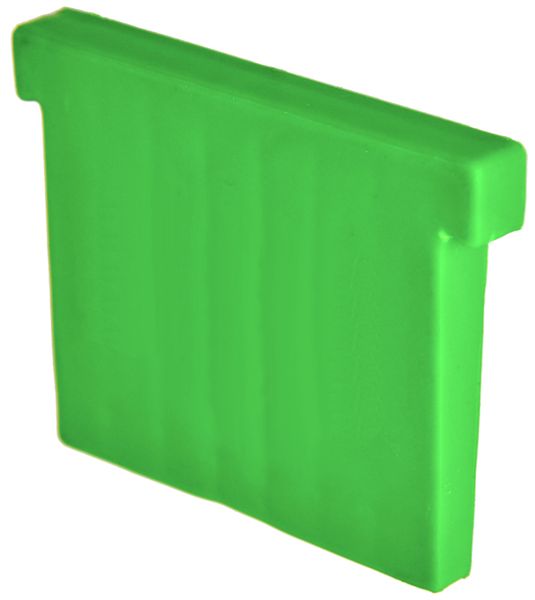 klin plastový - zelený (sklo 17.52mm) ku AL. kotviacemu profilu EAL-L121