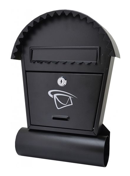 Poštová schránka 250x350x50mm , SDO-5 čierna matná