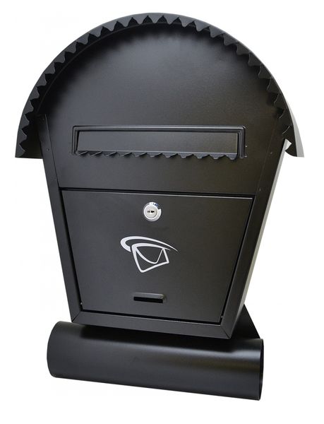 Poštová schránka 340x460x75mm , SDO-1 čierna matná