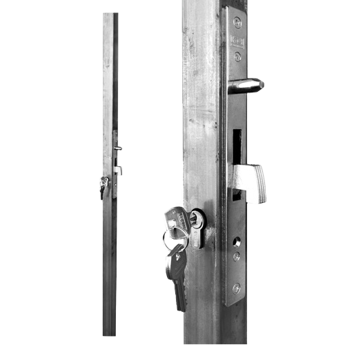 Profil 40x40x1,5mm H-2000mm so zámkom, vhodný pre rám posuvnej brány KZK4420PB